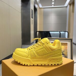 LOUIS VUITTON LV TRAINER MAXI SNEAKER YELLOW - L038