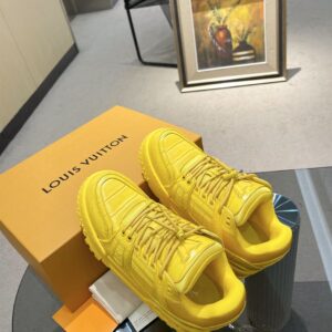 LOUIS VUITTON LV TRAINER MAXI SNEAKER YELLOW - L038