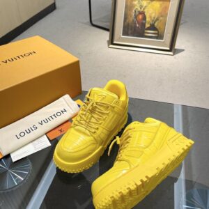 LOUIS VUITTON LV TRAINER MAXI SNEAKER YELLOW - L038