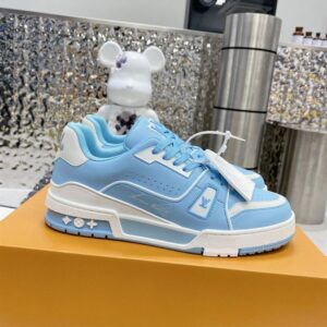 LOUIS VUITTON LV TRAINER SNEAKER BLUE - L093