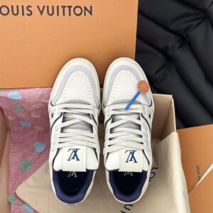 LOUIS VUITTON LV TRAINER SNEAKER MARINE - L063