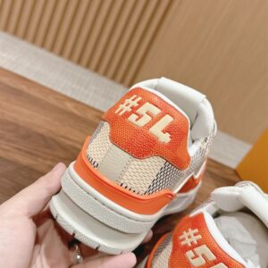 LOUIS VUITTON LV TRAINER SNEAKER ORANGE - L041