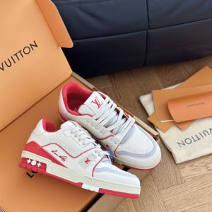 LOUIS VUITTON LV TRAINER SNEAKER RED - L064