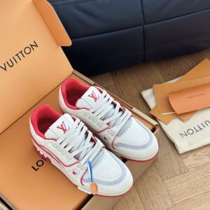 LOUIS VUITTON LV TRAINER SNEAKER RED - L064