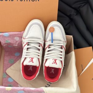 LOUIS VUITTON LV TRAINER SNEAKER RED - L064