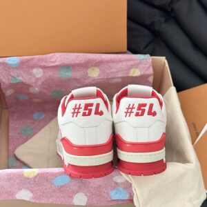 LOUIS VUITTON LV TRAINER SNEAKER RED - L064