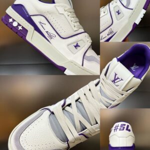 LOUIS VUITTON LV TRAINER SNEAKER VIOLET - L060