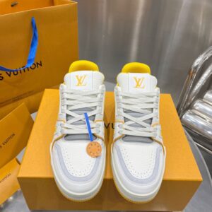 LOUIS VUITTON LV TRAINER SNEAKER YELLOW - L061