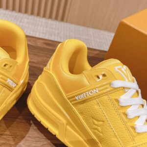 LOUIS VUITTON LV TRAINER SNEAKER YELLOW - L082