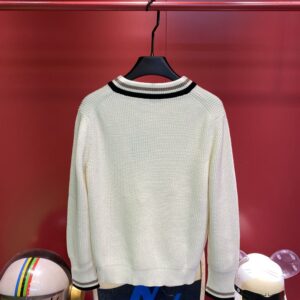 LOUIS VUITTON OVERSIZED V-NECK SIGNATURE PULLOVER - J044