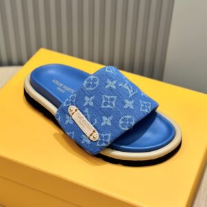 LOUIS VUITTON POOL PILLOW FLAT COMFORT MULE - S056