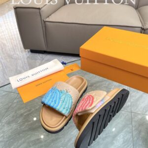 LOUIS VUITTON POOL PILLOW FLAT COMFORT MULE - S129