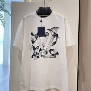 LOUIS VUITTON PRINTED COTTON T-SHIRT - V050