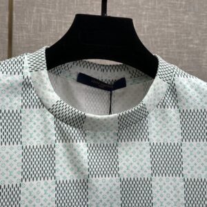 LOUIS VUITTON PRINTED SHORT-SLEEVED COTTON T-SHIRT - V002