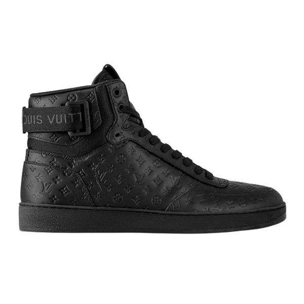 LOUIS VUITTON RIVOLI SNEAKER BOOT BLACK - L130