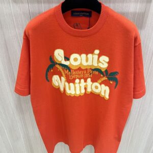 LOUIS VUITTON SHORT-SLEEVED COTTON CREWNECK - V008