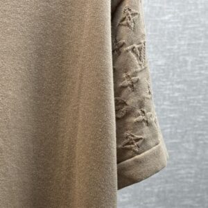 LOUIS VUITTON SHORT-SLEEVED COTTON CREWNECK BEIGE - V018