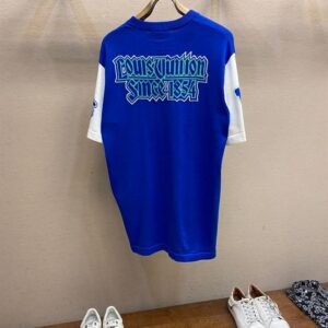 LOUIS VUITTON SHORT-SLEEVED COTTON INTARSIA CREWNECK - V010