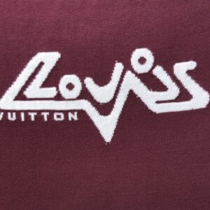 LOUIS VUITTON SHORT-SLEEVED COTTON INTARSIA CREWNECK - V071