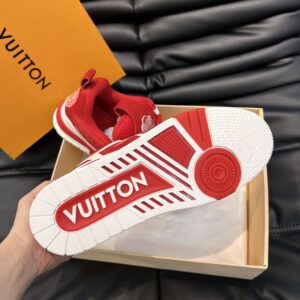 LOUIS VUITTON SKATE SNEAKER RED WHITE - L087