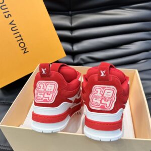 LOUIS VUITTON SKATE SNEAKER RED WHITE - L087