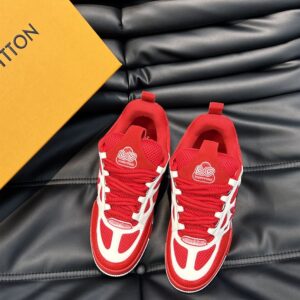 LOUIS VUITTON SKATE SNEAKER RED WHITE - L087