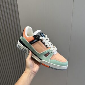 LOUIS VUITTON SNEAKER LV TRAINER ORANGE - L065