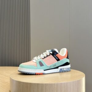 LOUIS VUITTON SNEAKER LV TRAINER ORANGE - L065