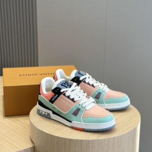 LOUIS VUITTON SNEAKER LV TRAINER ORANGE - L065