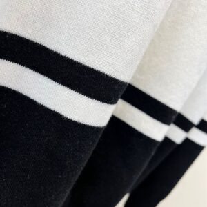 LOUIS VUITTON SWEATER WHITE BLACK - J051