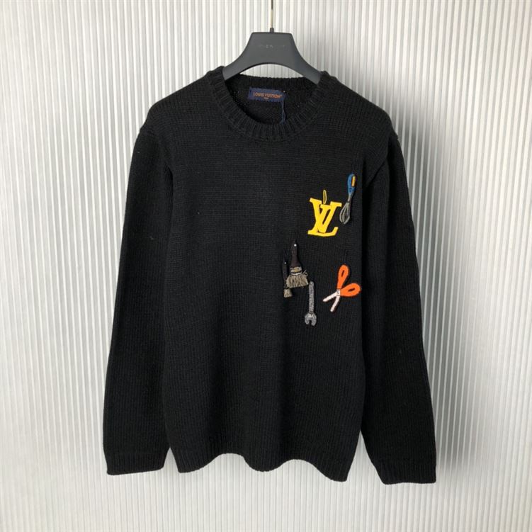 LOUIS VUITTON TOOLS EMBROIDERED CREWNECK - J040