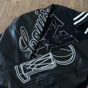 LOUIS VUITTON X NBA LEATHER BASKETBALL JACKET - CC013