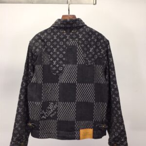 LOUIS VUITTON X NIGO GIANT DAMIER WAVES DENIM JACKET - CC014