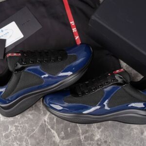 PRADA AMERICA'S CUP SNEAKERS BLACK BLUE - P005