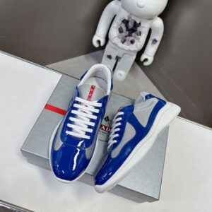 PRADA AMERICA'S CUP SNEAKERS BLUE SILVER - P008