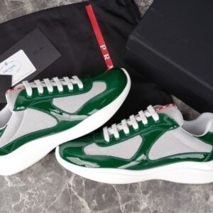 PRADA AMERICA'S CUP SNEAKERS GREEN SILVER - P007