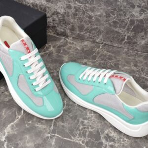 PRADA AMERICA'S CUP SNEAKERS JADE SILVER - P002