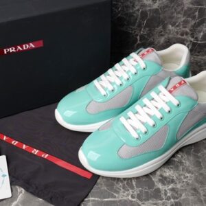 PRADA AMERICA'S CUP SNEAKERS JADE SILVER - P002