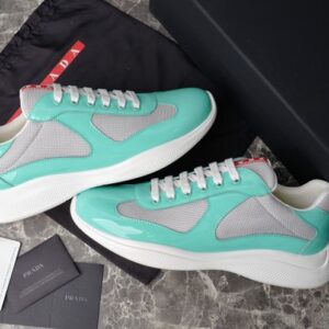 PRADA AMERICA'S CUP SNEAKERS JADE SILVER - P002