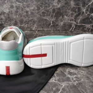 PRADA AMERICA'S CUP SNEAKERS JADE SILVER - P002