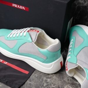 PRADA AMERICA'S CUP SNEAKERS JADE SILVER - P002