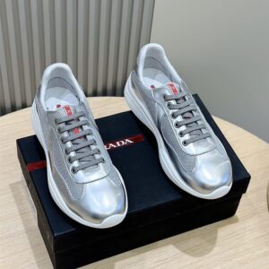 PRADA AMERICA'S CUP SNEAKERS SILVER - P047