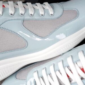 PRADA AMERICA'S CUP SNEAKERS SILVER CELESTE - P006