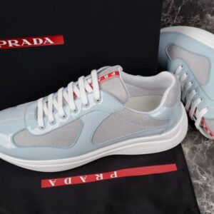 PRADA AMERICA'S CUP SNEAKERS SILVER CELESTE - P006