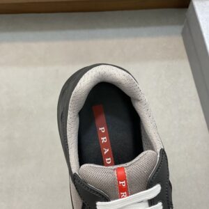 PRADA AMERICA'S CUP SOFT RUBBER AND BIKE FABRIC SNEAKERS - P023