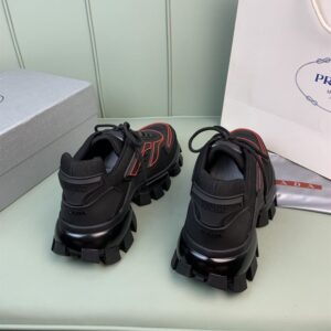 PRADA CLOUDBUST THUNDER SNEAKERS BLACK RED - P037