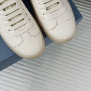 PRADA LEATHER SNEAKERS IVORY - P049