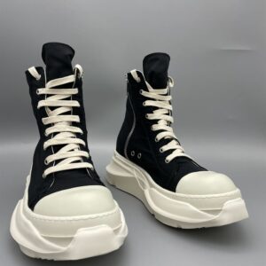 RICK OWENS DRKSHDW ABSTRACT HIGH-TOP SNEAKERS - DY030