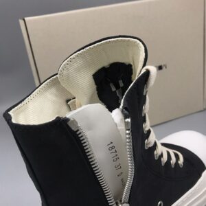 RICK OWENS DRKSHDW DOUBLE BUMPER COTTON SNEAKERS - DY019