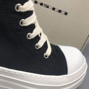 RICK OWENS DRKSHDW DOUBLE BUMPER COTTON SNEAKERS - DY019